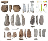 Археологами в горах Чаткальского хребта найдено множество наборов каменных орудий, отражающих особенности периода среднего и верхнего палеолита