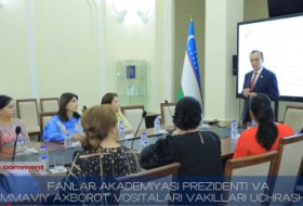 FA prezidenti, akademik Shavkat Ayupov va ommaviy axborot vositalari vakillari uchrashuvi FA prezidenti, akademik Shavkat Ayupov va ommaviy axborot vositalari vakillari uchrashuvi
